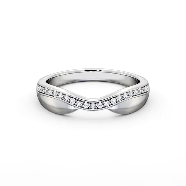 Livia Curved Half Eternity 0.12ct Round Lab Diamond Ring